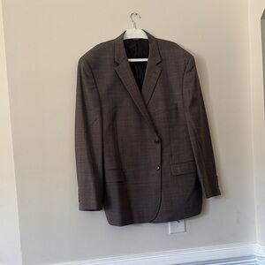 Jos. A. Bank Dark Brown Plaid Blazer